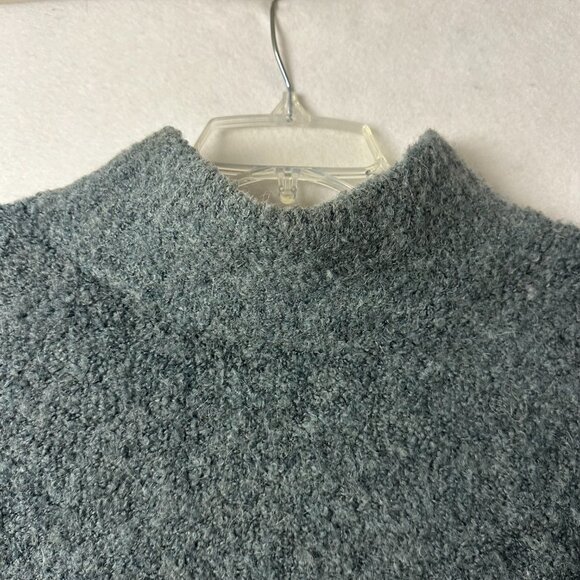 Anthropologie: Sleeping on Snow sweater sz S gray embroidered floral flare - Picture 3 of 6